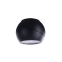 Czarny, nowoczesny, okrągły spot z obrotową główką AZ4518 z serii SKYE