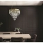 Elegancka, kryształowa lampa wisząca do salonu AZ4905 z serii KALABRIA - wizualizacja
