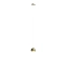 Stylowa, złota lampa wisząca kula GU10 do jadalni AZ4980 z serii GULIA