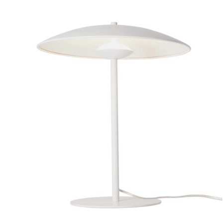 Lampka stołowa biała elegancka LED prosta LEDEA 50533056 z serii LUND 4