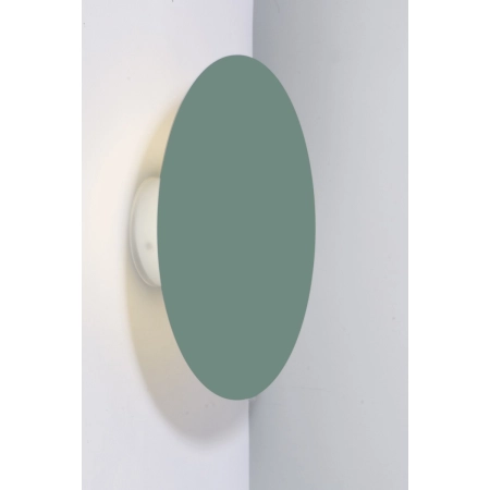 Kinkiet LED zielony okrąg barwa neutralna LEDEA 50433251 z serii HOLAR 2