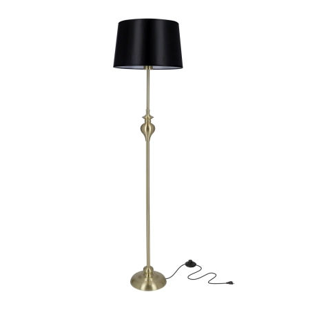Lampa stojąca w stylu glamour, z abażurem 51-09258 z serii PRIMA 2