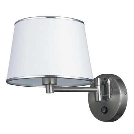 Lampa ścienna z włącznikiem i ruchomym ramieniem 21-00883 z serii IBIS