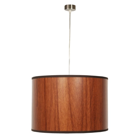 Klasyczna lampa z abażurem imitującym drewno 31-56743 z serii TIMBER