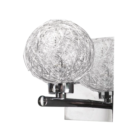 Lampa ścienna z drucianym, plecionym kloszem 21-14009 z serii SPHERE