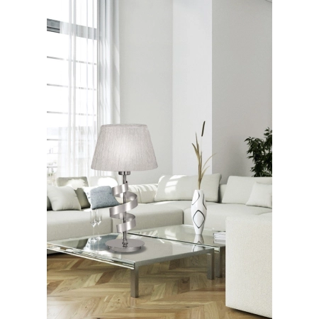 Stylowa lampka stołowa z dekoracyjną wstęgą 41-23476 z serii DENIS 2