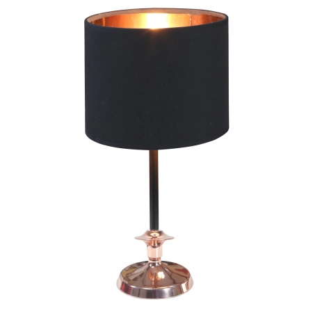Elegancka, czarno-miedziana lampka nocna 41-38784 z serii VIOLINO