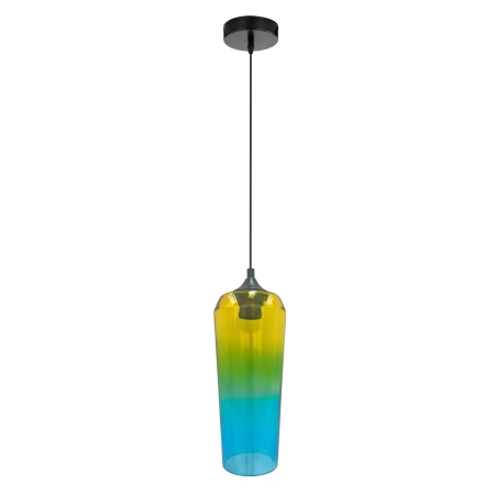 Wąska lampa z kolorowym kloszem na regulowanym zwisie 31-51844 z serii EOL