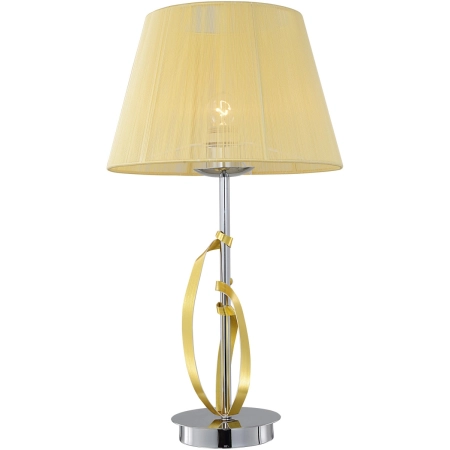 Srebrno-złota lampka stołowa do stylowego salonu 41-55071 z serii DIVA