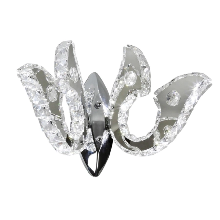 Ledowy kinkiet z kryształkami w stylu glamour 22-55507 z serii VENEZIA