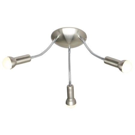 Satynowa lampa sufitowa z elastycznymi ramionami 98-63311 z serii ARC