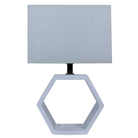 Lampka stołowa na gipsowej, ozdobnej podstawie 41-68552 z serii VIDAL