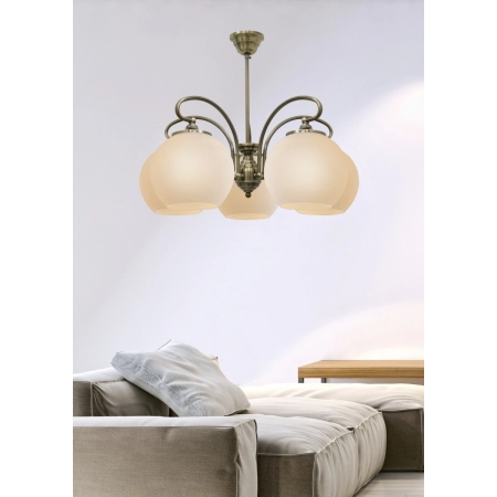 Elegancka, patynowa lampa sufitowa do sypialni 35-69368 z serii ORBIT 2