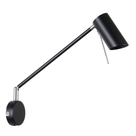 Czarna, nowoczesna lampa ścienna nad łóżko 21-73884 z serii MILLY