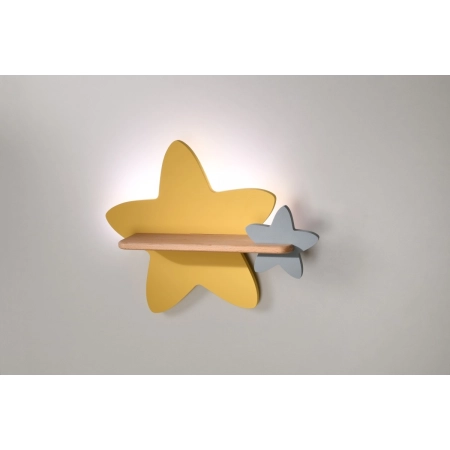 Dekoracyjna lampa ścienna LED do pokoju chłopca 21-75611 z serii STAR 3
