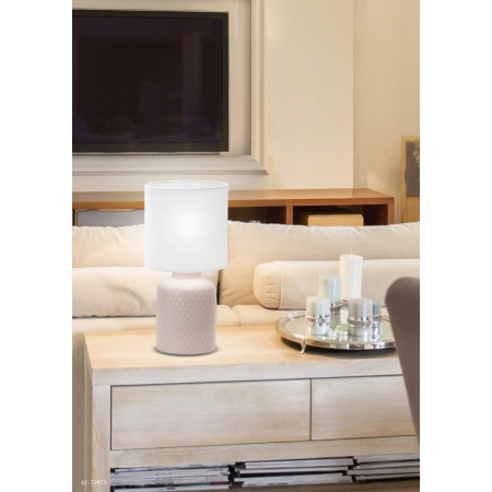 Abażurowa lampka stołowa w stylu skandynawskim 41-79879 z serii INER 2