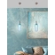 Lampa wisząca LED z niebieskim kloszem LEDEA 50133213 z serii FIUGGI 2