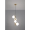 Złota, dekoracyjna lampa wisząca do salonu 34-01559 z serii CORDEL 3