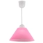 Lampa wisząca z różowym, stożkowym kloszem 31-20157 z serii FAMA
