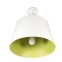 Lampa sufitowa z biało-zielonym kloszem, do kuchni 31-27620 z serii ENYO