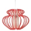 Duża lampa wisząca z czerwonymi rurkami 31-36578 z serii IMPERIA