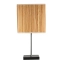 Lampka stołowa z abażurem imitującym drewno 41-57405 z serii CAJMAN