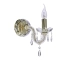 Stylowa, złota lampa ścienna w stylu glamour 21-95742 z serii MARIA TERESA 3