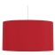 Lampa z czerwonym abażurem na regulowanym zwisie 31-06158 z serii ONDA