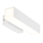 Biała, prosta, ledowa lampa ścienna 21-25814 z serii LANDER