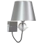 Lampa ścienna ze srebrnym, stożkowym abażurem 21-29522 z serii TESORO