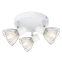 Biała lampa sufitowa do oświetlenia garderoby 98-61980 z serii FLY