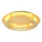 Złota, nowoczesna lampa sufitowa LED ⌀50cm 98-66190 z serii MERLE