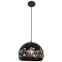 Lampa wisząca z ozdobnym, czarnym kloszem 31-69696 z serii JOLINA