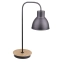 Czarno-drewniana lampka biurkowa 41-73488 z serii VARIO