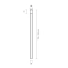 Punktowy downlight tuba - biały mat 100cm DH 9163 z serii ALHA Y - wymiary