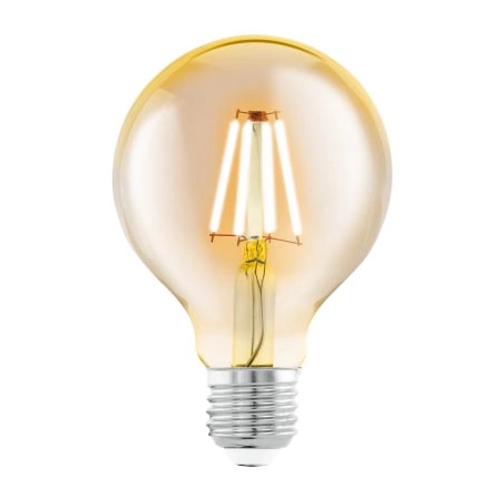 Ozdobna żarówka Edisona LED z filamentem 110052 E27 G80 4W 2200K