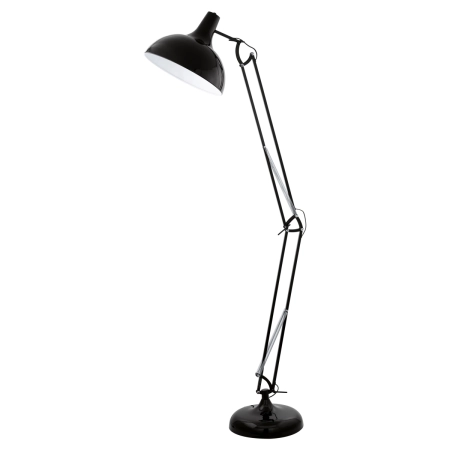 Regulowana lampa stojąca w stylu industrialnym 94698 z serii BORGILLIO