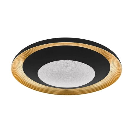 Dekoracyjna, czarno-złota lampa sufitowa LED 98527 z serii CANICOSA