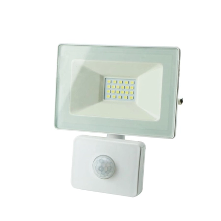 Naświetlacz LED z czujnikiem ruchu biały 20W neutralna EKO-LIGHT EKN3315