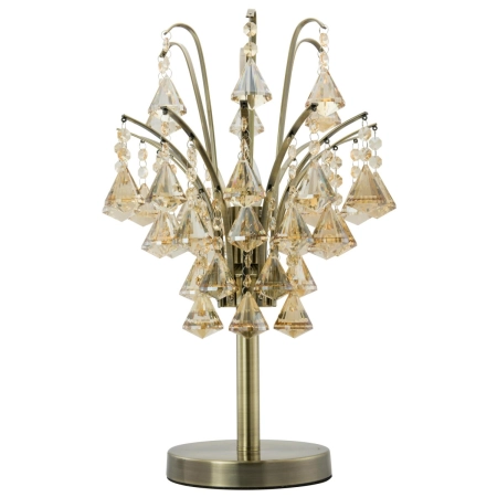 Stylowa lampka biurkowa z kryształami 6246/1D 21QG z serii MONTE CARLO
