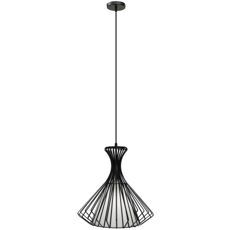 Czarna druciana lampa wisząca do kuchni 5105/1 BLACK z serii ESTER