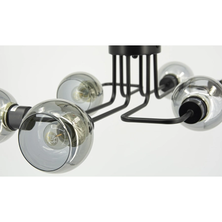 Metalowa lampa sufitowa z otwartymi kloszami 3040/6 BL  z serii TANGO - 2