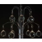 Lampa sufitowa w chromie, z kryształami 6247/6 8C z serii MONTE CARLO 4