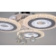 Dekoracyjna lampa sufitowa z kryształami DRS2210/3 8C z serii MARBELLA - 3