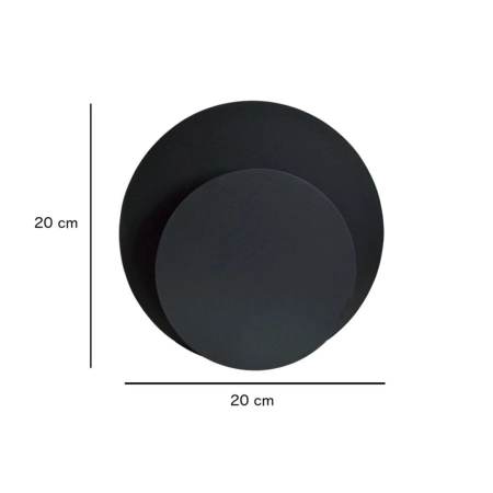 Unikalny czarny kinkiet w stylu loftowym 792/K1 z serii IDEA - 4