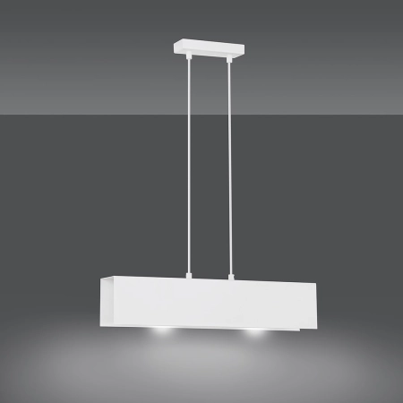 Lampa wisząca w białym kolorze na dwie żarówki 673/2 z serii GENTOR - 2
