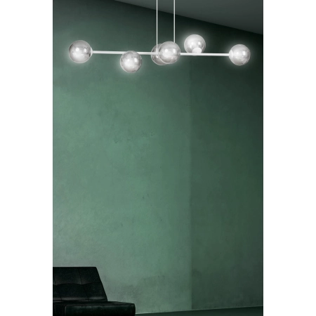 Stylowa lampa wisząca z kloszami do salonu 878/6 z serii ROSSI - 6