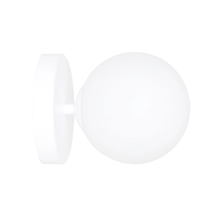 Całkowicie biała lampa ścienna do salonu 1031/K1 z serii KALF