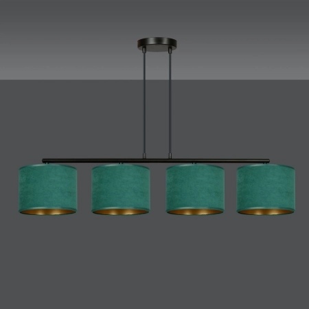 Szeroki żyrandol do oświetlenia stołu w salonie 1051/4 z serii HILDE - 3