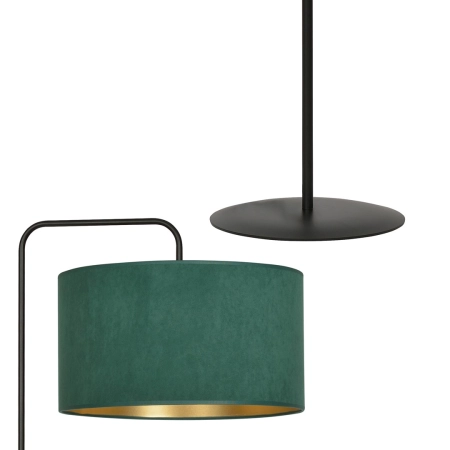 Lampa podłogowa z zielonym abażurem 1051/LP1 z serii HILDE - 2